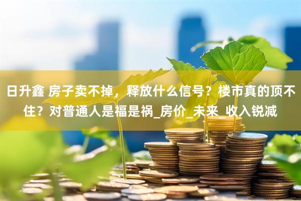 日升鑫 房子卖不掉，释放什么信号？楼市真的顶不住？对普通人是福是祸_房价_未来_收入锐减