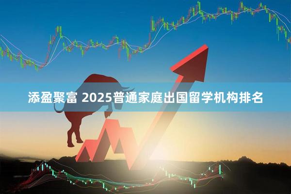 添盈聚富 2025普通家庭出国留学机构排名