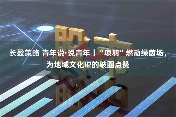长盈策略 青年说·说青年丨“项羽”燃动绿茵场，为地域文化IP的破圈点赞